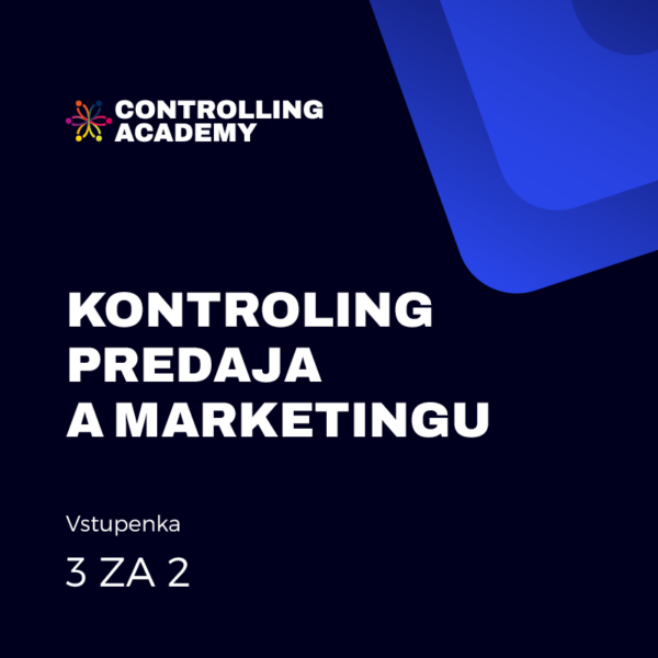 Kontroling predaja a marketingu 3 za 2